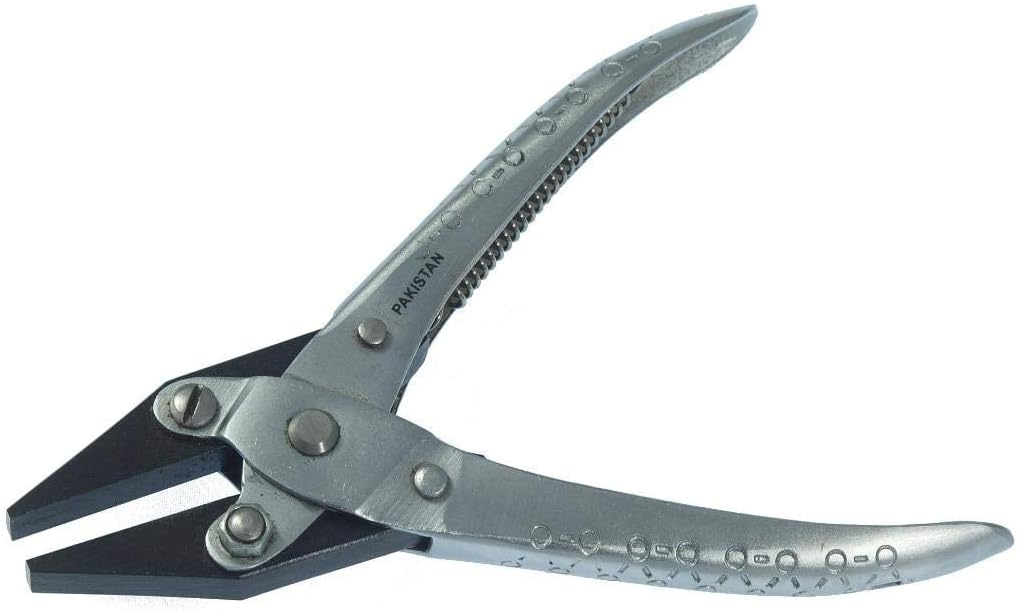 Smooth Flat-Nose Jaw Parallel Pliers