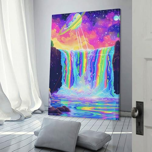 Affiche decoration salon cascade murale impression sur toile 20x30 - 3