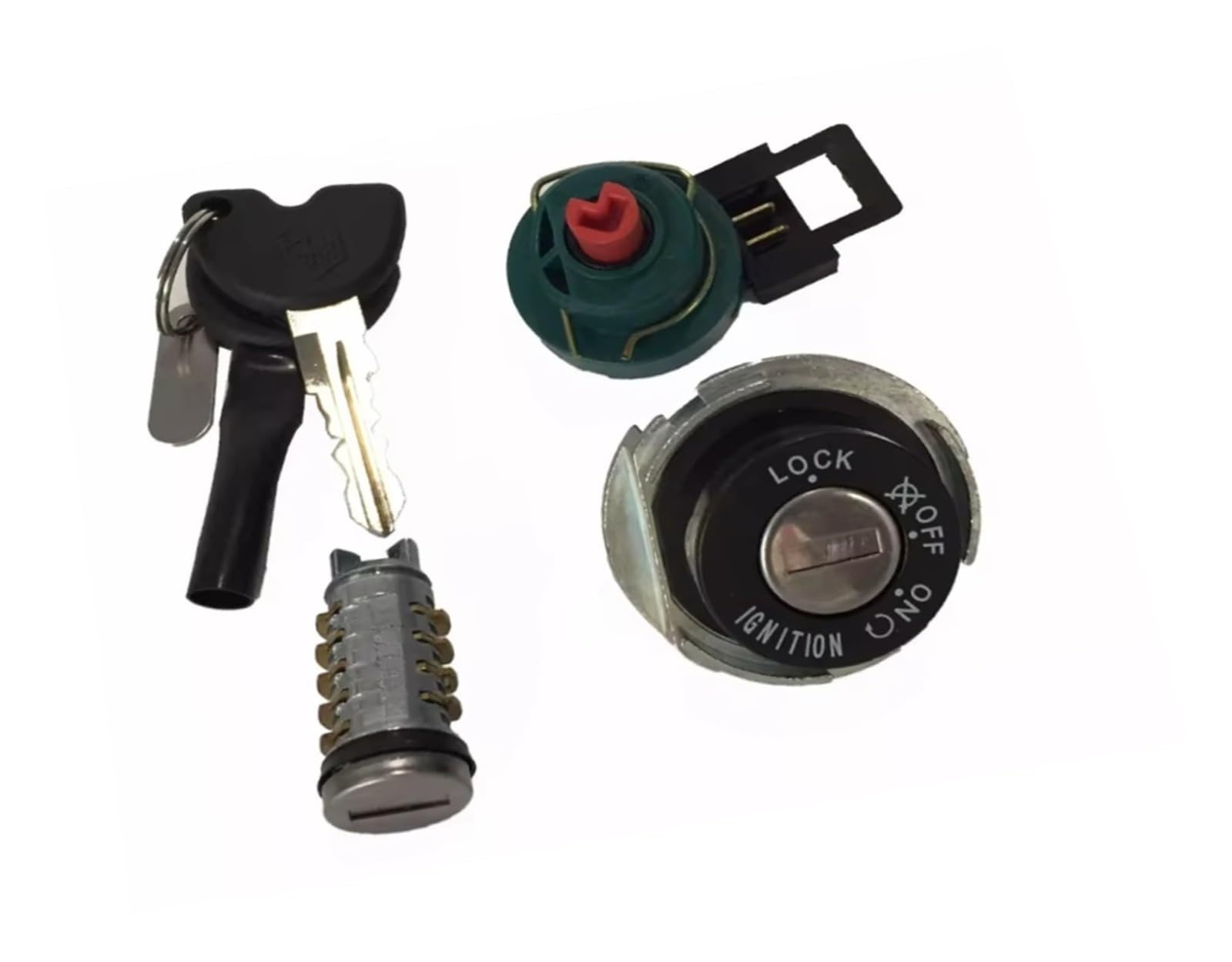 For Piaggio for Zip 50 2-Stroke 4-Stroke Interruttore di Accensione Blocco Set Kit 573512 298581 for Rai for Giler 50cc Chiave Del Motociclo