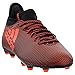adidas  Boys' X 17.3 FG J Soccer Shoe, Black/Solar Red/Solar Orange, 12 Medium US Little Kid