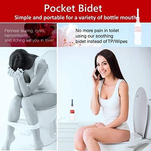 Evgeniya 3PCS Portable Bidet Set Perineal Spray Bottle Handheld Travel Bidet Bottle Postpartum Bidet Bottle for Newborn Anus Outdoor Travel Camping