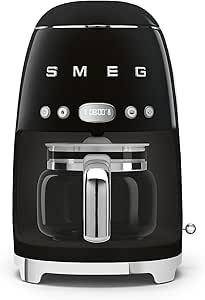 Smeg DCF02BLEU Cafetera de Goteo 1.4L 1050W Negra0