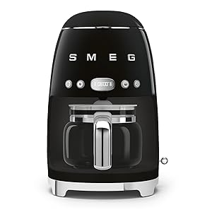 Smeg DCF02BLEU Cafetera de Goteo 1.4L 1050W Negra