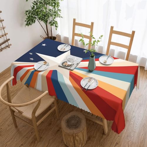 Nappe rectangulaire imperméable de cuisine et salle à manger table extérieure 137x183 - 2