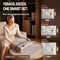 Vacbird Travel Vacuum Bags with Rechargeable Pump, Carry-On Space Saver — image 3