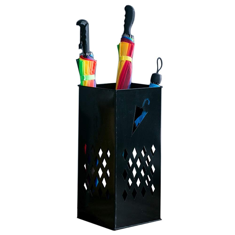 Porte-parapluie d'entrée métallique pour bureau et maison