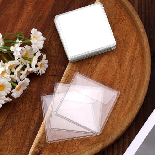 25 Stück Einzelne Münztaschen, Klare Plastik-Münzhalter Schutztaschen Kleine Beutel für Währungsnoten Sammler