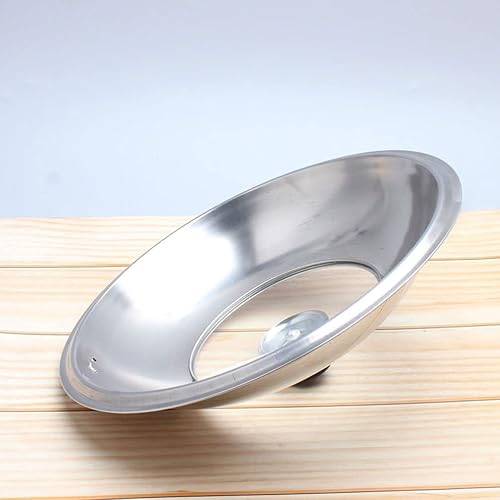 Miniatura 6 de Happyyami Tapa de olla de acero inoxidable, tapa universal para sartenes de vidrio, tapa de 14.2 in, tapa de sartén de vidrio templado, tapa de