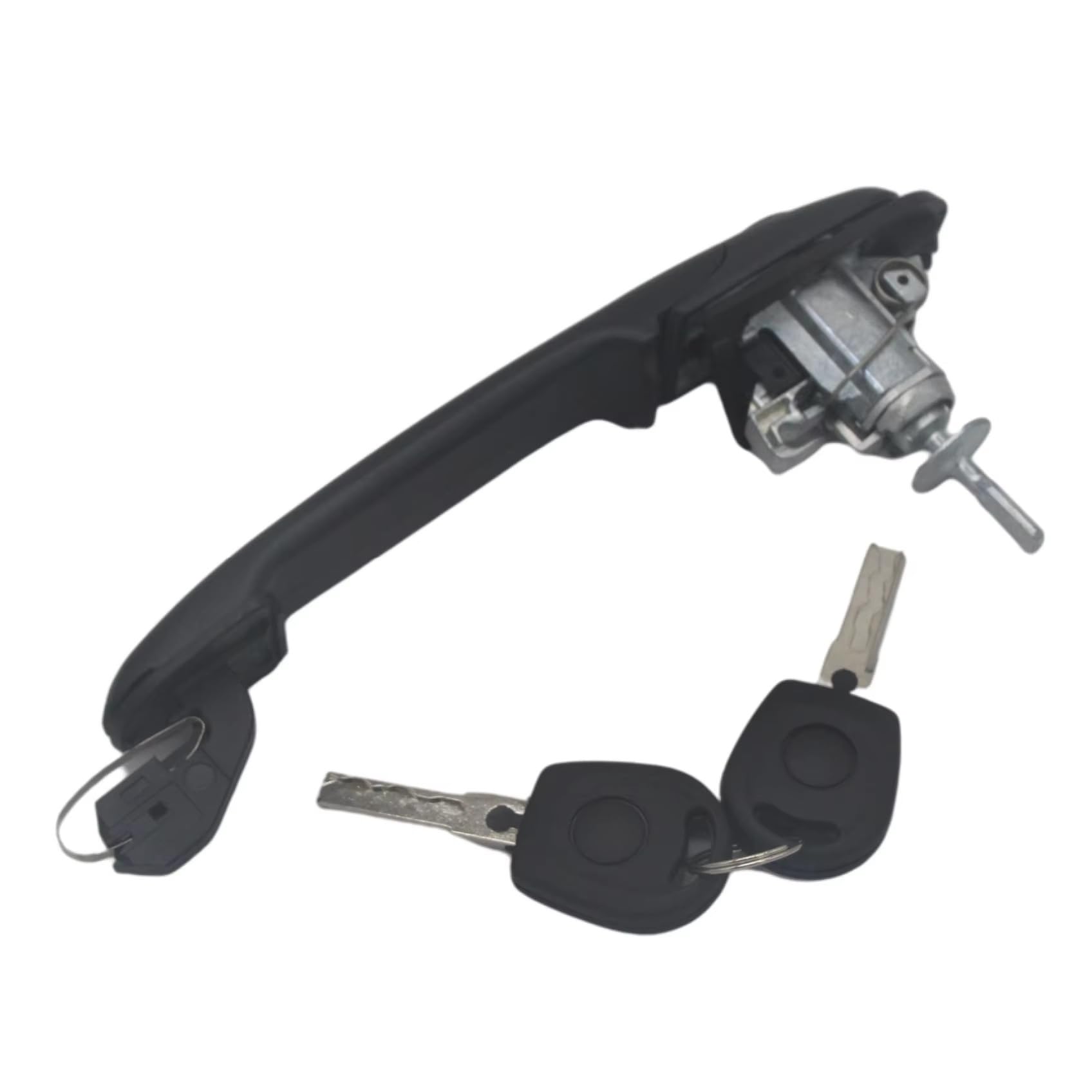 Tingyus One Color Car Outer Door Handle For Seat For Alhambra 1996 1997 1998 1999-2010 Left Right Door Handle With Lock Barrel 6K0837205 6K0837206
