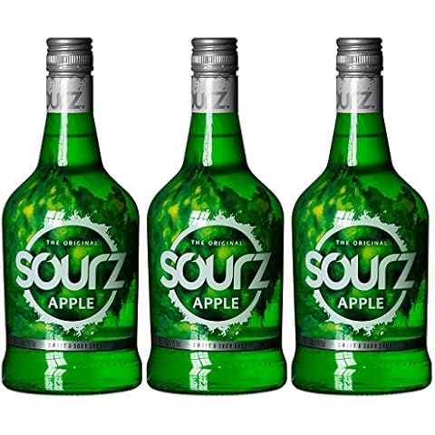 Sourz Green Apple Liqueur, 700ml (Case of 3) Cover