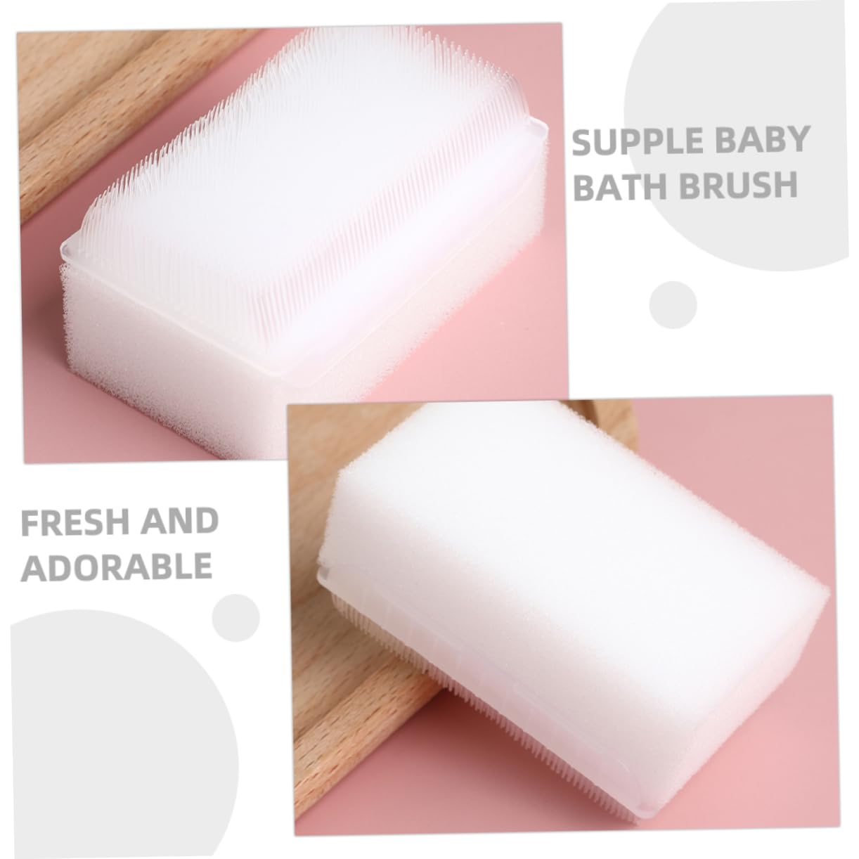 Angoily 5 series Dispositivo De Entrenamiento Sensorial Para Pequeños Para Cepillo Sensorial Para Bebés Cepillos De Enfoque Baño Para Cabeza Artículos 4 piezas x 5