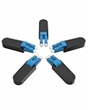VANDESAIL 5Pack Duplex LC Connector Loopback Adapter/Test Plug, 9/125μm(OS2) Single-Mode LC-UPC Fiber Optical Cable Adapter,Standard LC Loopback Adapter for Network Troubleshooting