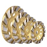 Los segmentos abrasivos grandes con cuerpos de acero tratado térmicamente de nuestra muela abrasiva para hormigón aumentan la durabilidad y la vida útil de la muela.