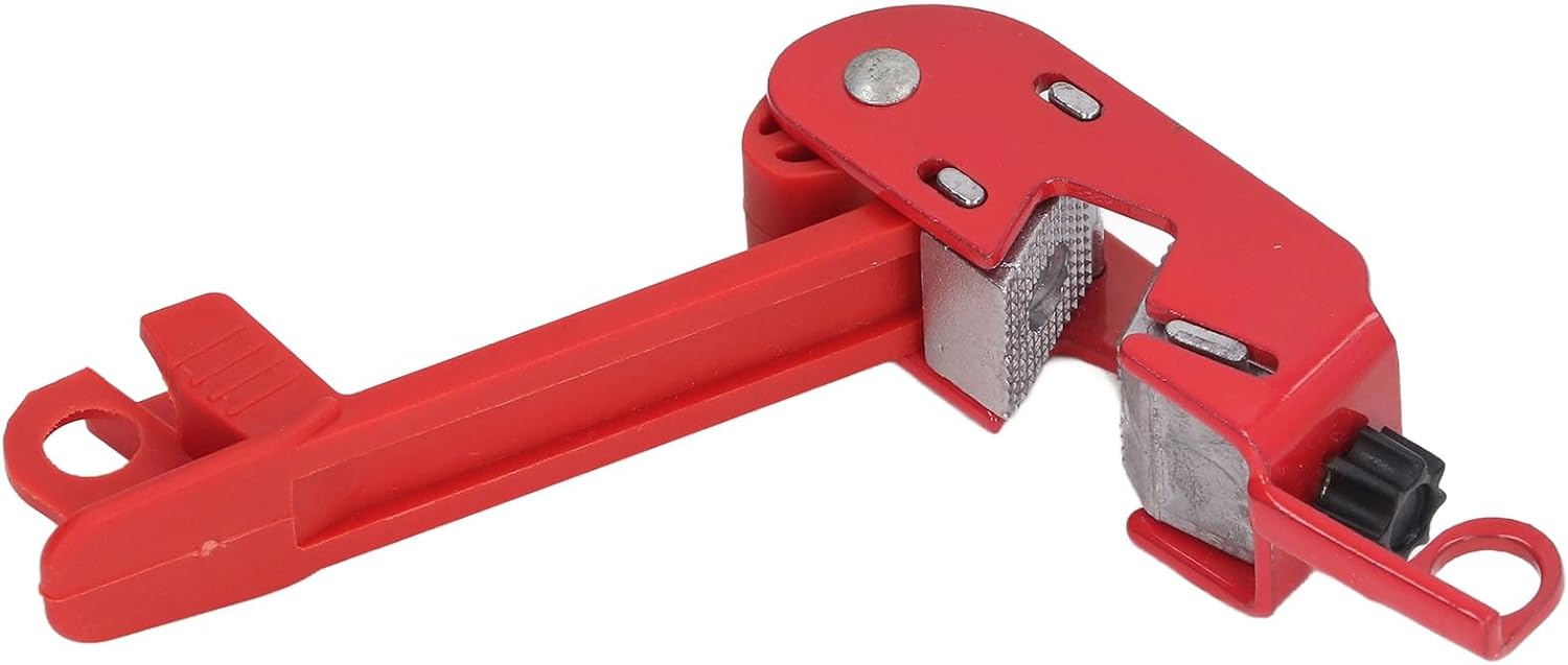 Circuit Breaker Lockout Kit High Strength Electrical Safety Lockout Device with Nylon Padlock for Industrial Chemical Power Plants and Hazardous Environments Aluminum Alloy Nylon