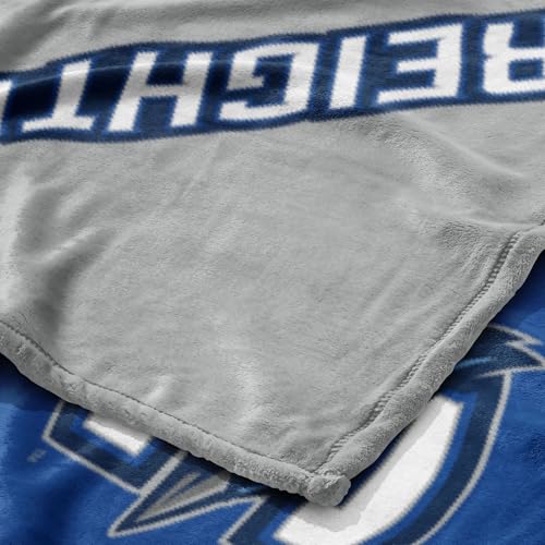Northwest NCAA Creighton Bluejays Halftone Silk Touch Throw Blanket, Ultra Soft Plush Polyester, Lightweight Warm Decorative Fan Gift, 46 x 60 in by Northwest - Used condition - Image 5