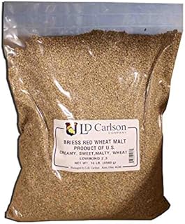 Briess Grain U.S. Brewers Malt for Beer Making & Home Brewing 10 LB (Red Wheat)