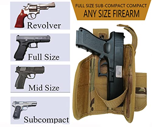 Drop Leg Holster, Tactical Thigh Pistol Gun Holster, Right Hand Adjustable (Cp) #TOP3