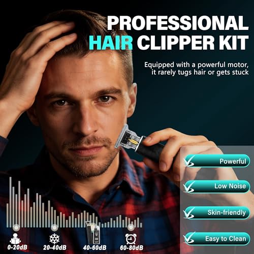 Image of Beard Trimmer kit for Mustaches, Nose Hair, Light Detailing and Grooming with Bonus Wet /Dry Battery Nose Trimmer