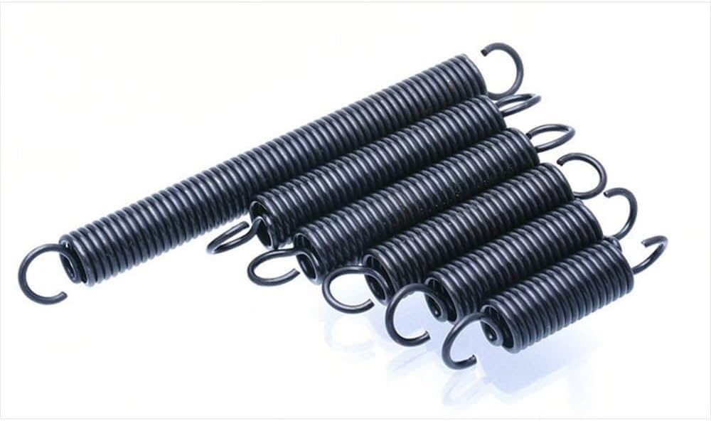 Dual Hook Tension Spring,Extension Spring, 2pcs Extension Spring Steel Extension Tension Spring with Hooks(70mm)