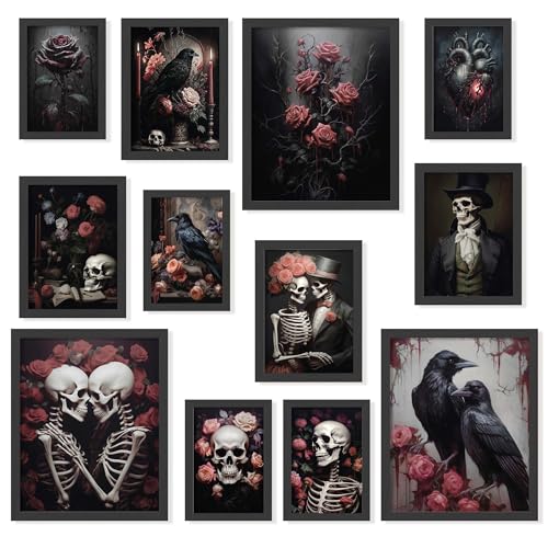 97 Decor Framed Gothic Wall Art - Goth Wall Decor,