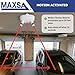 Maxsa 37110-W-RS Park Right Dual Laser Parking Guide for Garage with Adjustable 360-Degree Lasers, Motion Activated, Battery Powered, Universal Car and SUV Parking Guide, White