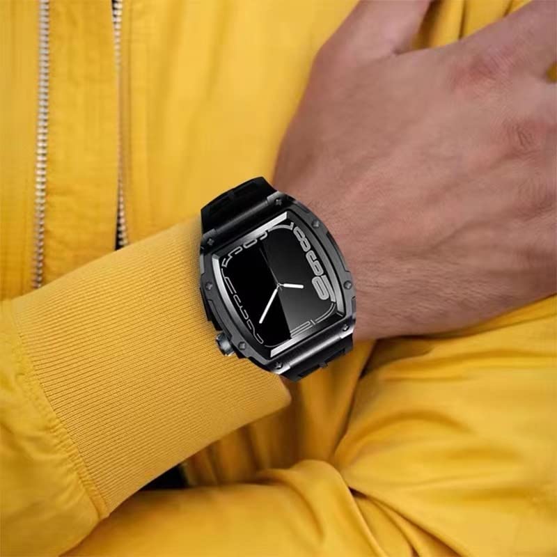 Protéger Apple Watch 44mm avec un Boîtier Antichoc et Bracelet Caoutchouc - 6