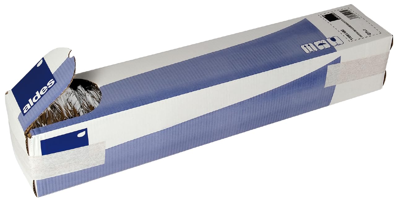 gaine alu polyesther - isolée - aldes algaine - diamètre 80 mm - 12 mètres - aldes 11091184