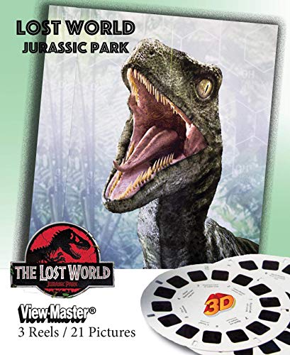 Jurassic Park - Lost World - Compatible with ViewMaster 3 Reel Set in 3D