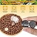Legigo 2LBS Leca Balls Terrarium Substrate for Reptiles, Organic Lightweight Clay Pebbles Drainage Layer Substrate for Bioactive Terrarium, Expanded Clay Balls Hydro Balls for Reptiles Tank, Plants