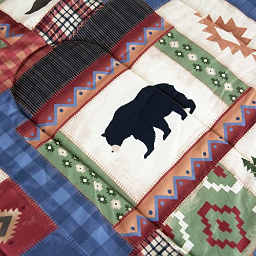 Donna Sharp Queen Bedding Set - 3 Piece - Forest Grove Lodge Comforter Set With Queen Comforter And Two Standard Pillow Shams - Machine Washable #TOP2