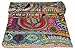 V Vedant Designs Indian Handmade Cotton Kantha Quilt Throw Blanket Bedspread Gudari (Double Multi)
