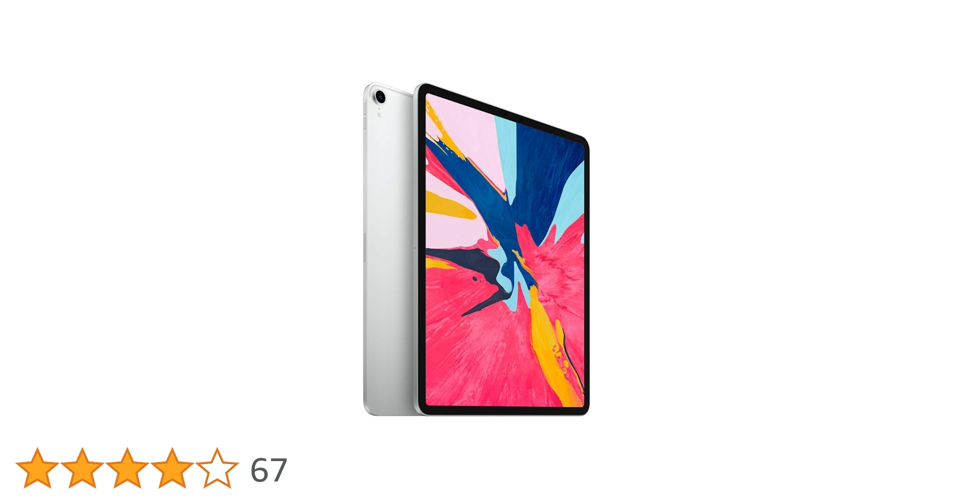 Apple iPad Pro (12.9-inch, Wi-Fi, 512GB) - Silver (2018) (Renewed