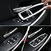 Eiseng 5pcs Window Lift Button Cover Trim for BMW 3 Series F30 320i 328i 330i 335i 2016 2017 2018 F34 3GT Gran Turismo (ABS Chrome)