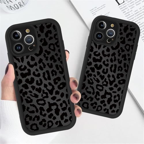lioscre Cute Cheetah Print Phone Case for iPhone 15 Pro Max Case 6.7", Aesthetic Luxury Black Leopard Pattern Design Cover Shockproof Soft Slim TPU Full Camera Lens Protective Funda for Women Girls by lioscre - Used condition - Image 8