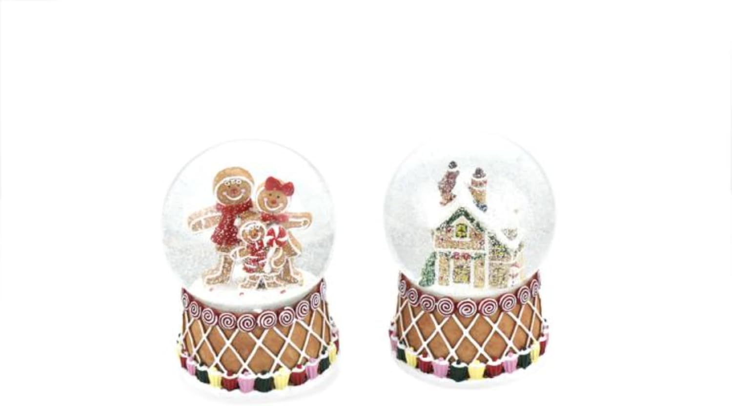 PARTENOPE Ampoule Glass Candy C/Water 15 cm, See Photo