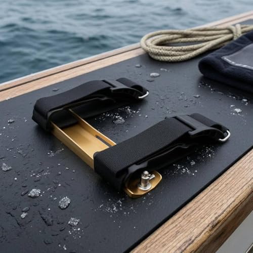 Adaptador de buceo para chaleco con placa de aluminio plateado y correa ajustable 2