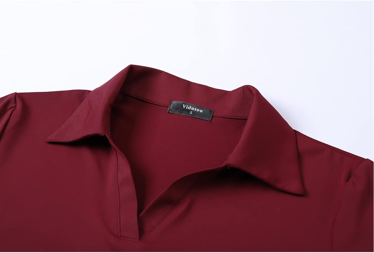 Women's Short Sleeve Golf Polo Shirts Tennis Shirts Sport T-Shirts Workout Tops