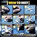 Windshield Crack Repair Kit, Windshield Repair Kit for Chips and Cracks, 4 Pcs Car Glass Repair Kit, Cracks Gone Glass Repair Kit Automotive Quick Fix for Chips, Cracks, Star-Shaped Crack