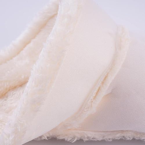 Miniatura 5 de Plantillas para reemplazo de zuecos, forro de piel de invierno para zapatos, suela cálida y extraíble, forro polar para interiores y exteriores