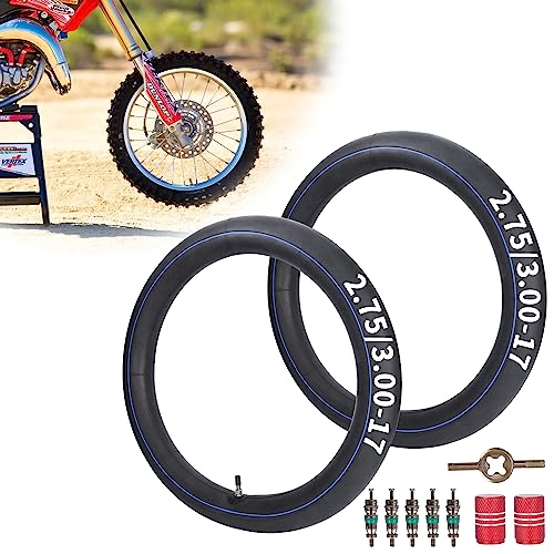 Image of 4.60-17 Inner Tube for KLR250 KL250 XL350R XT250 Motorcycle 2-Pack
