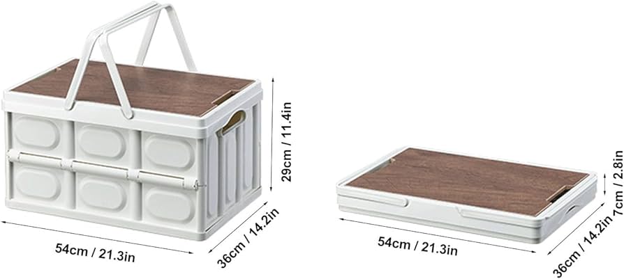 Boîte Rangement 45L Avec Couvercle - 58,5x40x27cm Vert | Plastique Sans BPA Aéré Bac Organisation