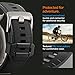 Spigen DuraPro Armor Durable Metal Connector Strap Designed for Apple Watch Band Compatible with Ultra 3/2/1 49mm, Series 11/10 46mm, 9/8/7 45mm, SE3/SE2/SE/6/5/4 44mm, 3/2/1 42mm - Fabric Black
