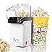 Produktbild Aygo Popcornmaschine, Popcorn Machine Heißluft, ohne Fett/Öl - Kompaktes Design, Retro Popcorn Maker Popkorn-Automat für Heim-Kino Zuhause, auch für unterwegs geeignet, Weiß, 1200 W