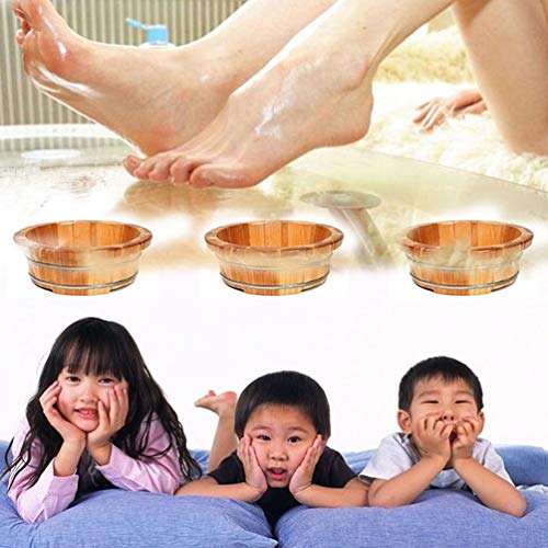 Balde de madera para spa de pies y masaje en casa miniatura 6