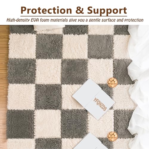 Tapis de jeu en mousse isolant bleu pour protéger les sols - 6