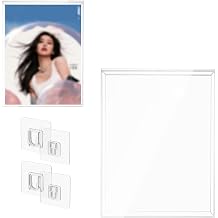 Clear Acrylic Magazine Display Case Wall Mounted Storage Box