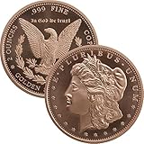 2 oz .999 Pure Copper Medallion (Morgan Dollar)