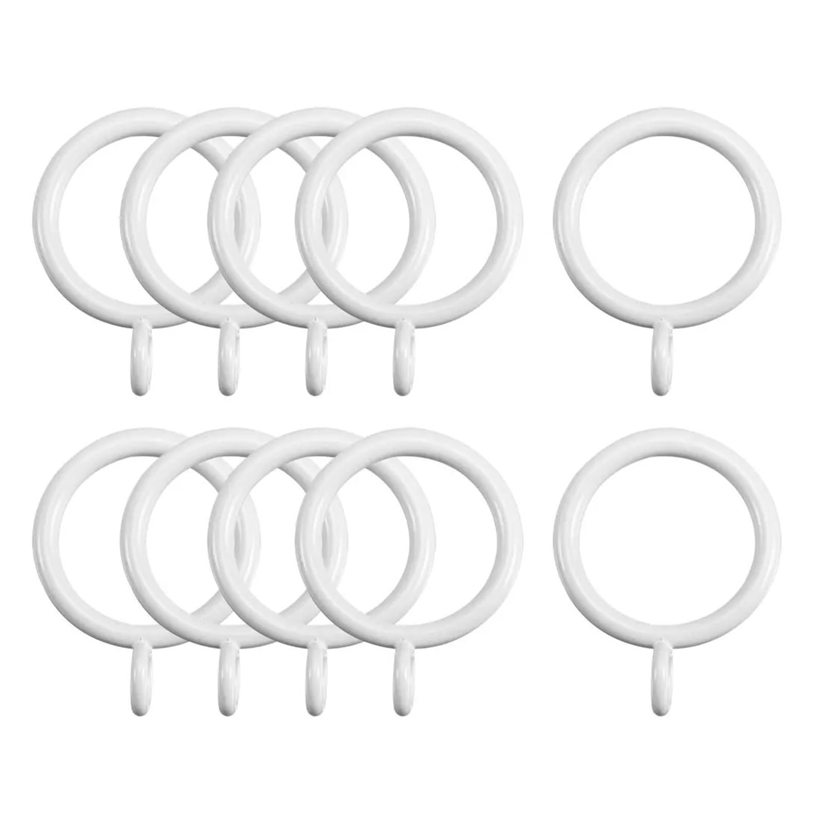 Hooks Clips for Drapes, 80pcs 28mm Shower Metal Drapery Curtain Rings Hanging Hooks Bath Room Tool