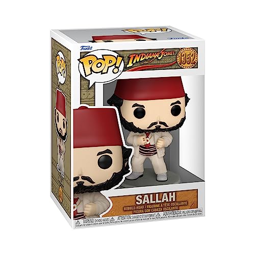 Funko Pop! Movies: Indiana Jones, Sallah, Collectable Vinyl Figure, Gift Idea, Official Merchandise, Toys for Kids & Adults