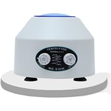 Centrifuge Machine, Lab Benchtop Centrifuges, 800MINI Electric Blood Centrifuge Laboratory PRP Plasma Centrifuge Machine 15ML*6 Centrifuge Tube 4000rpm